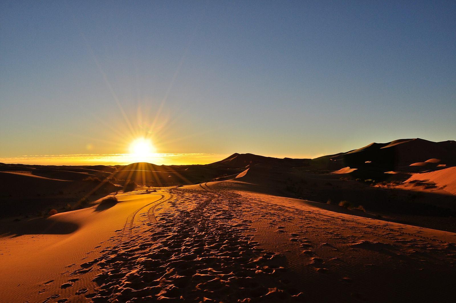 Duinen van Erg Chebbi bij Merzouga